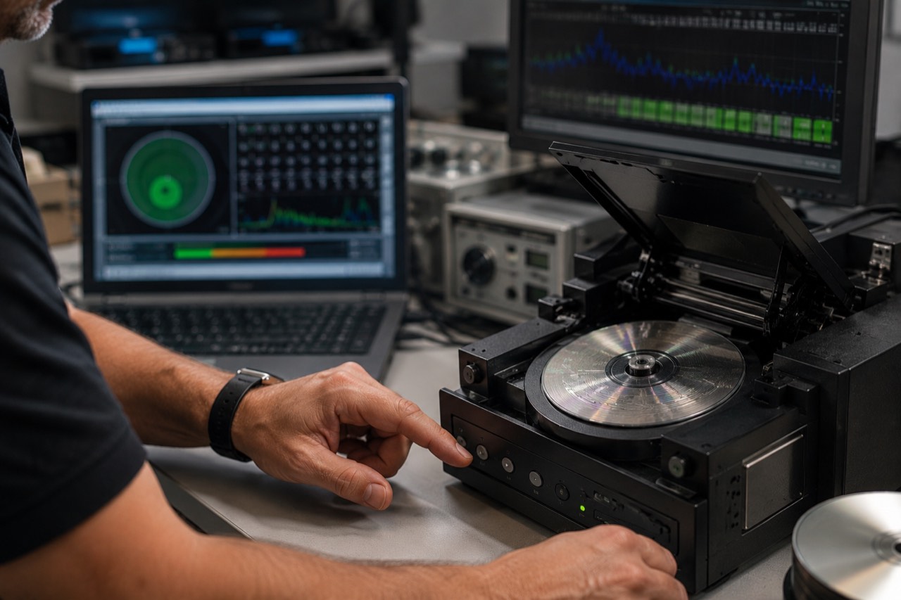 Récupération de données sur un disque endommagé au laboratoire France Numérisation
